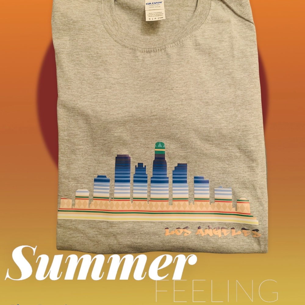 Unisex Custom Sarape Los Angeles Skyscraper Tee